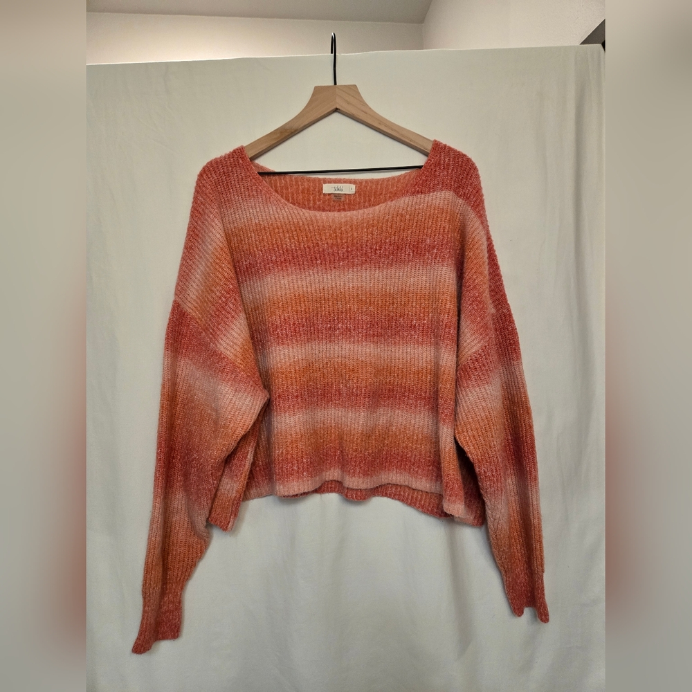 Shop Talulah Sweater Pink And Orange Size L
